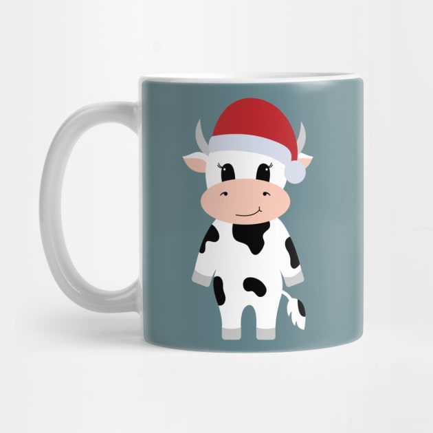 New year 2021.Cartoon cow. by Ulka.art